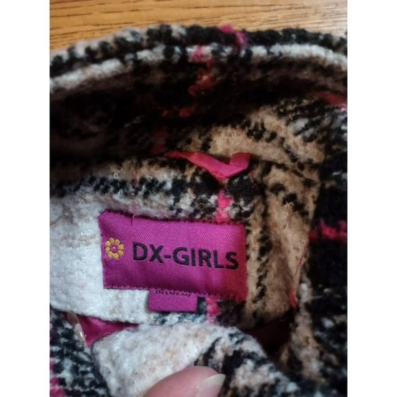 DX-Girls vintage wool blend jacket coat large button size m5-6 - Picture 8 of 15